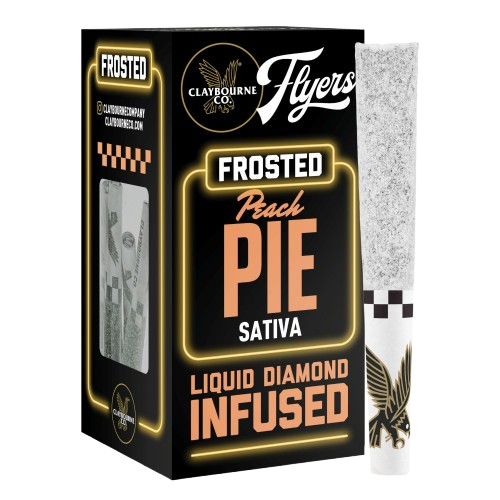 FROSTED FLYERS INFUSED PREROLL 5PK [2.5G] PEACH PIE - 2.5 G - 5 PACK product image