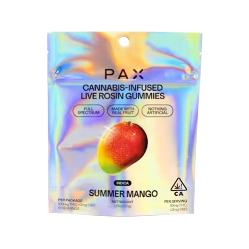LIVE ROSIN GUMMIES 10PK [100MG] SUMMER MANGO - 100 MG - 10 PACK product image