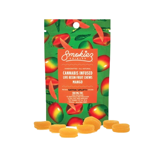 LIVE RESIN FRUIT CHEWS 10PK [100MG] MANGO - 100 MG - 10 PACK product image