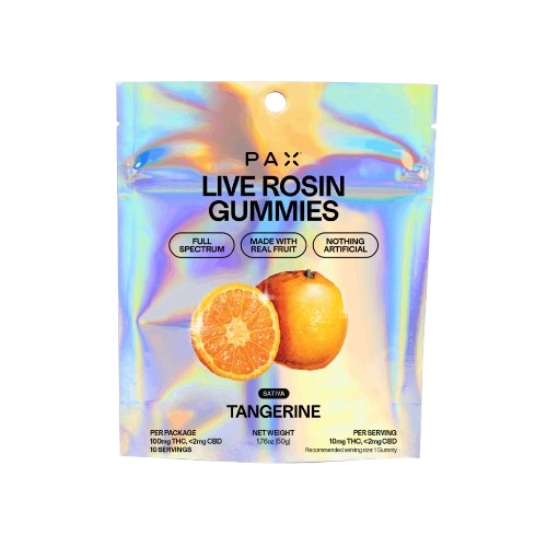 LIVE ROSIN GUMMIES 10PK [100MG] TANGERINE - 100 MG - 10 PACK product image