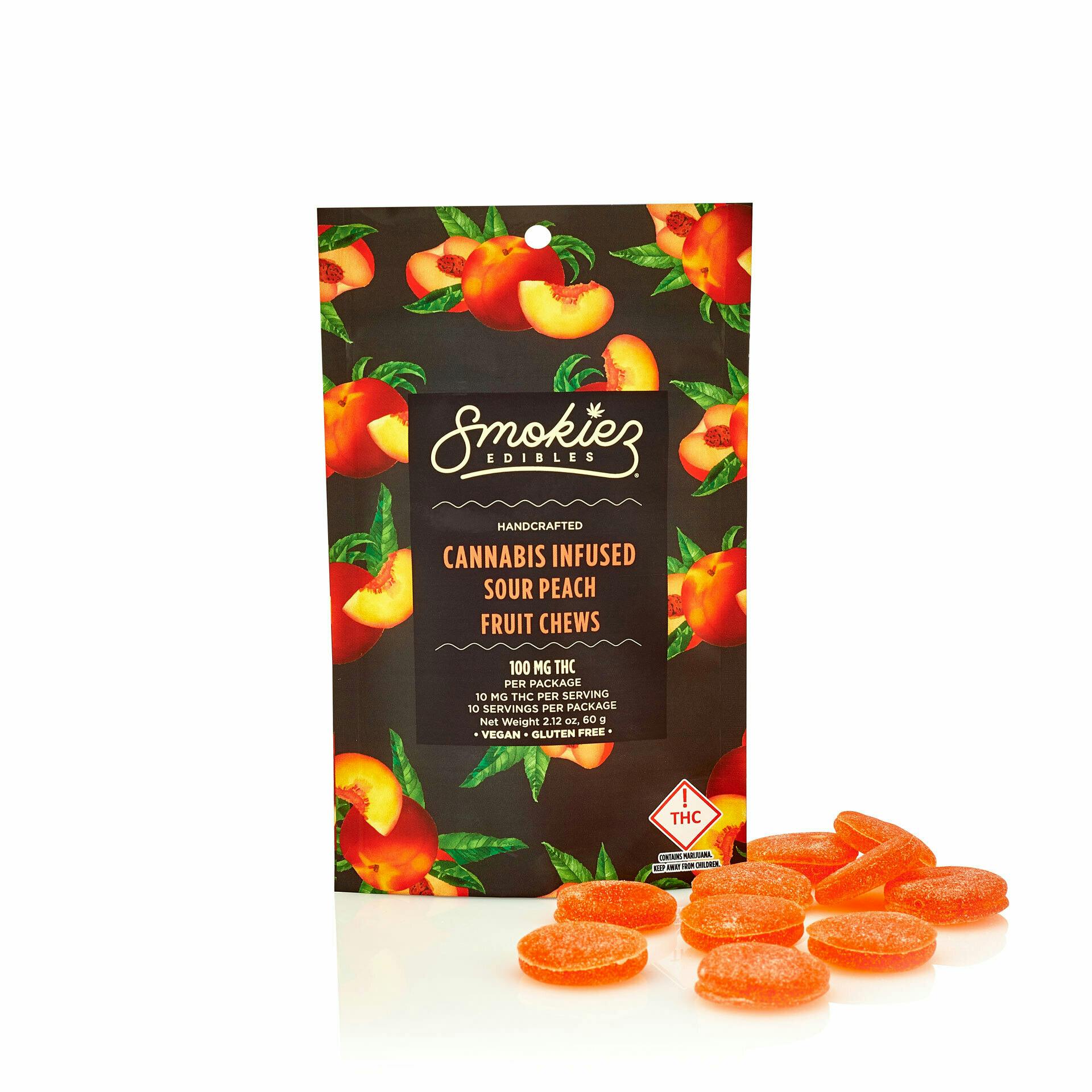 SMOKIEZ | SATIVA | SOUR PEACH | 100MG