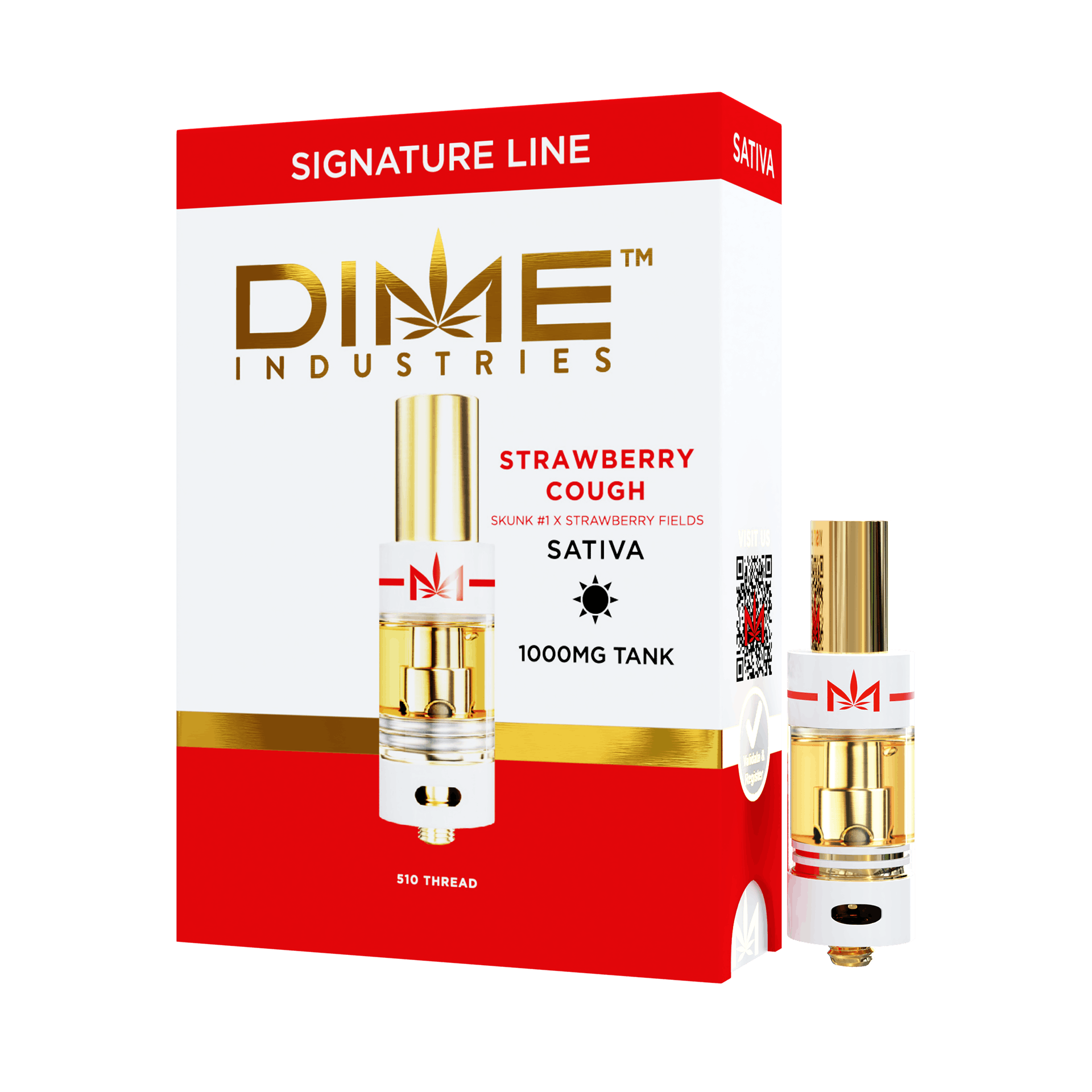 DIME | STRAWBERRY COUGH | 1G | TANK