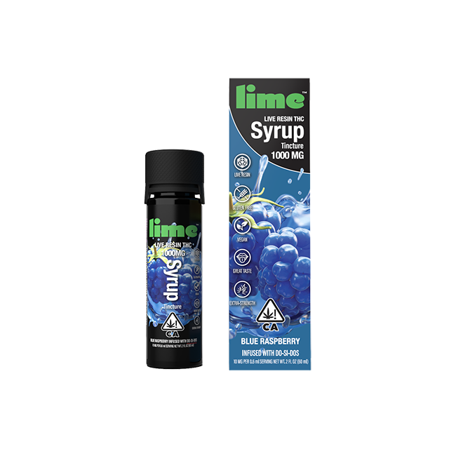 LIME | BLUE RASPBERRY | 1000MG | SYRUP | TINCTURE