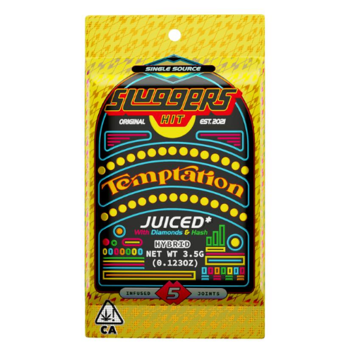 SLUGGERS | TEMPTATION | 5PK | INFUSED | PRE ROLL