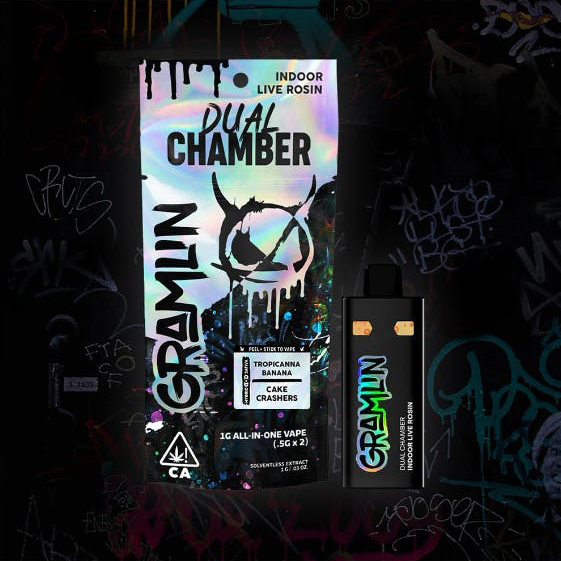 GRAMLIN | DUAL | CAKE CRASHERS | TROPICANNA BANANA | 1G | ROSIN | AIO