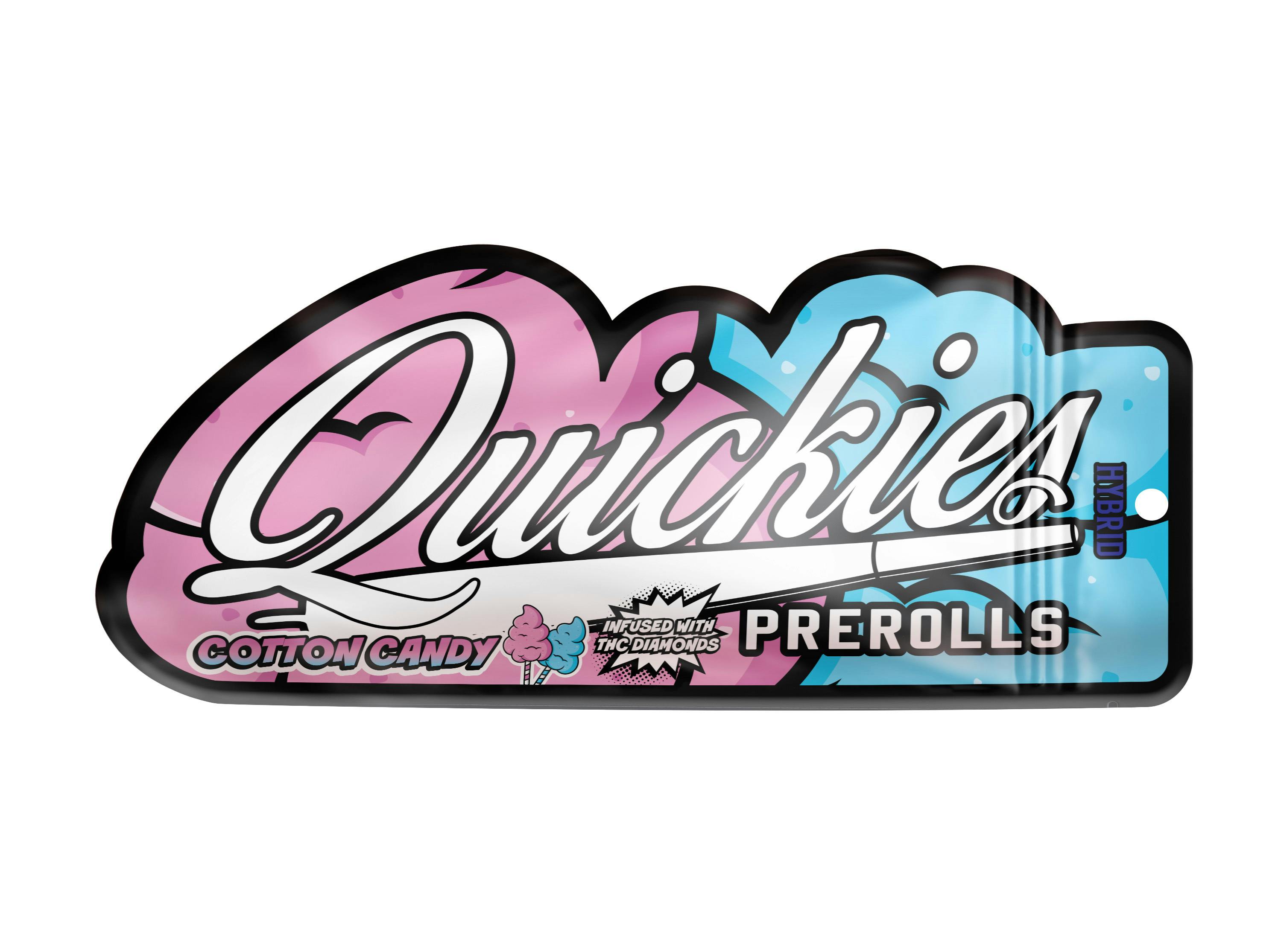 QUICKIES | COTTON CANDY | 1G | INFUSED PRE ROLL