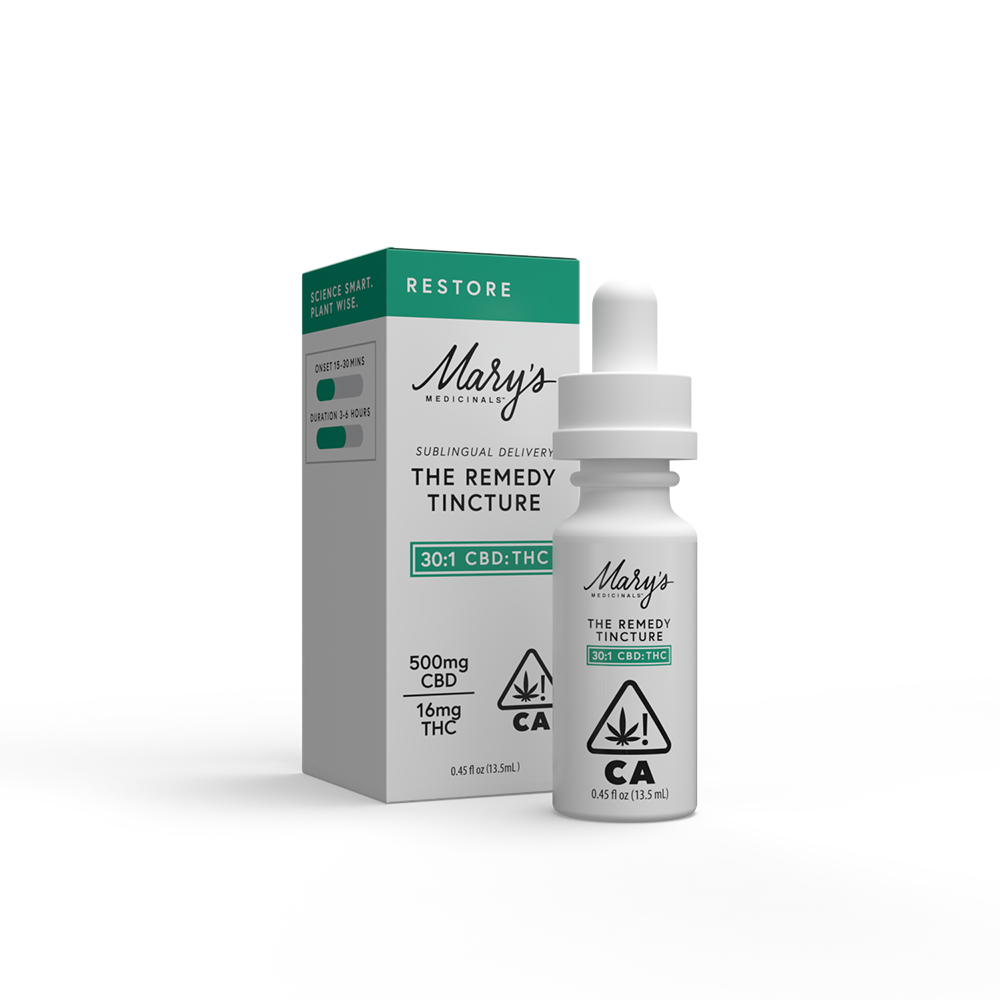 MARYS MEDICINALS | RESTORE | 500MG CBD : 16MG THC | TINCTURE