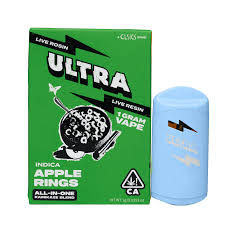 ULTRA | APPLE RINGS | 1G | LIVE ROSIN AND LIVE RESIN | AIO