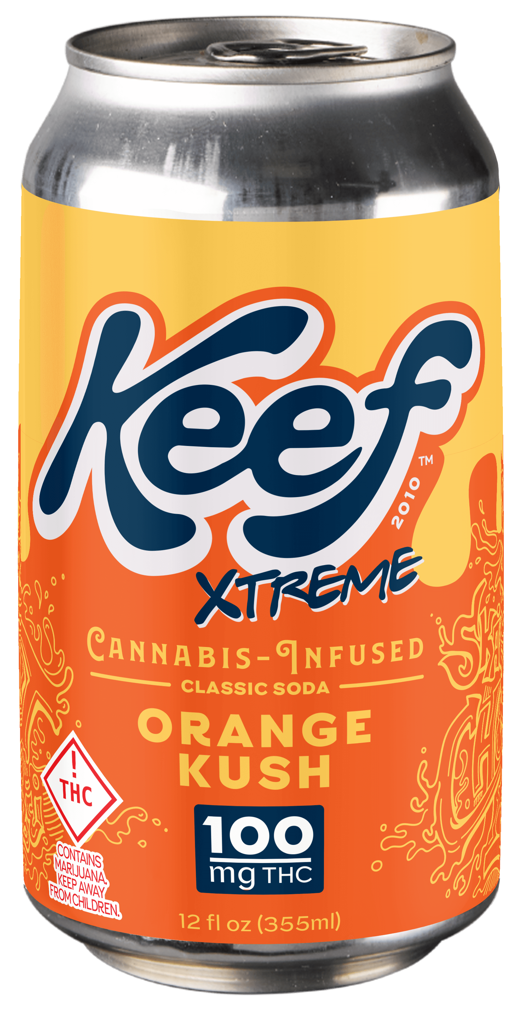 KEEF | ORANGE KUSH XTREME | 100MG | SODA