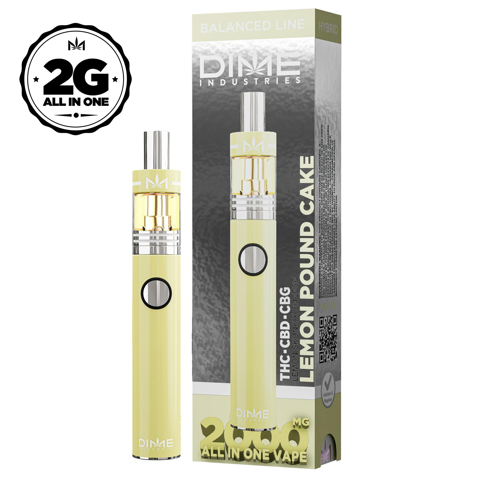DIME | LEMON POUND CAKE | 2G | AIO