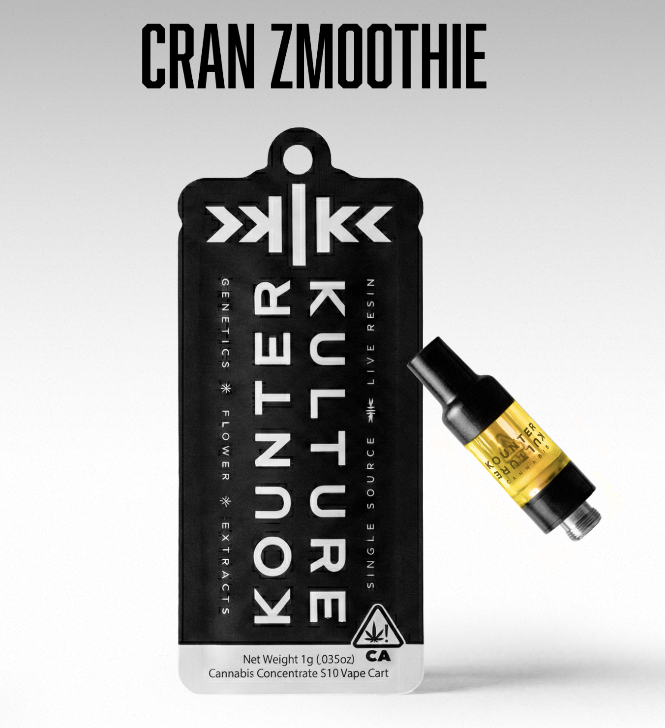 KOUNTER KULTURE - KOUNTER KULTURE | CRAN ZMOOTHIE | 1G | LIVE RESIN | CART