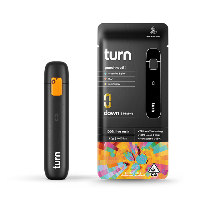 TURN DOWN | PUNCH OUT | 1G | LIVE RESIN | ALL IN ONE