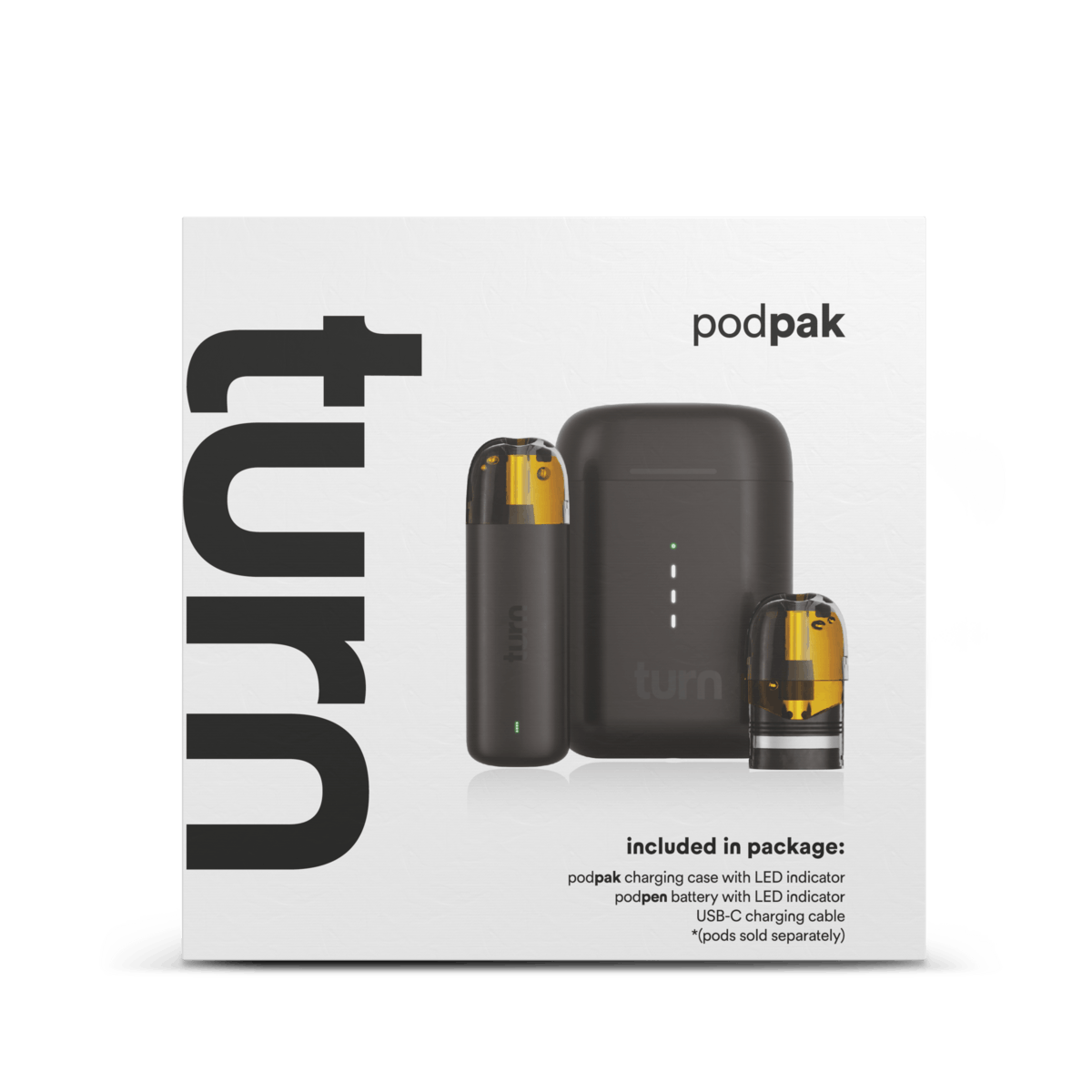 TURN | BLACK | POD PACK | BATTERY