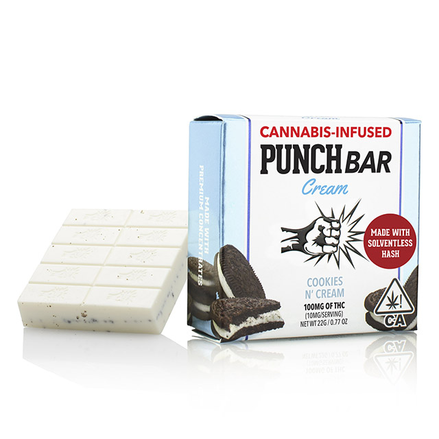 PUNCH EDIBLES | BAR | COOKIES N CREAM | 100MG | SOLVENTLESS