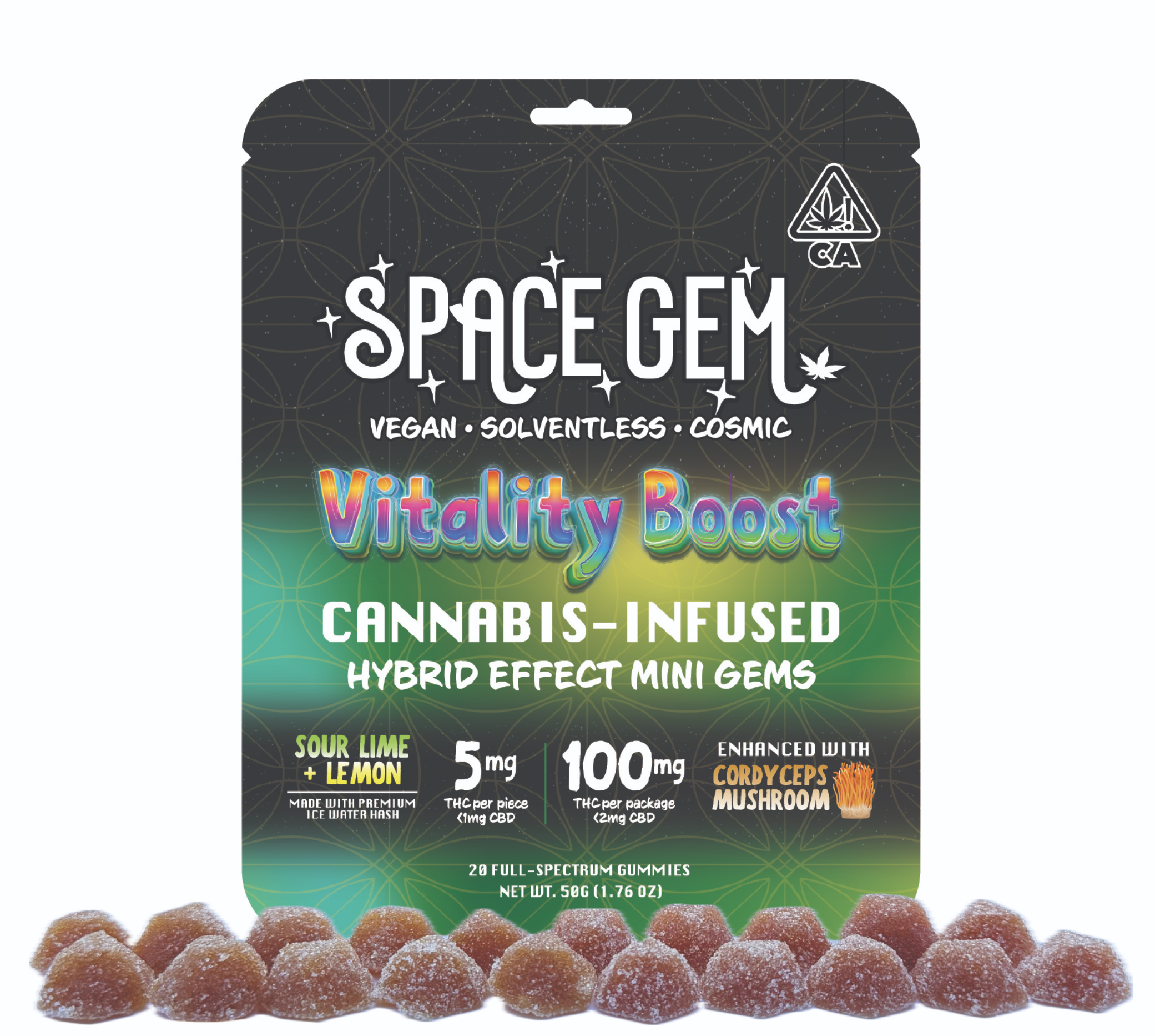 SPACE GEM | HYBRID | VITALITY BOOST | 100MG | 20PK