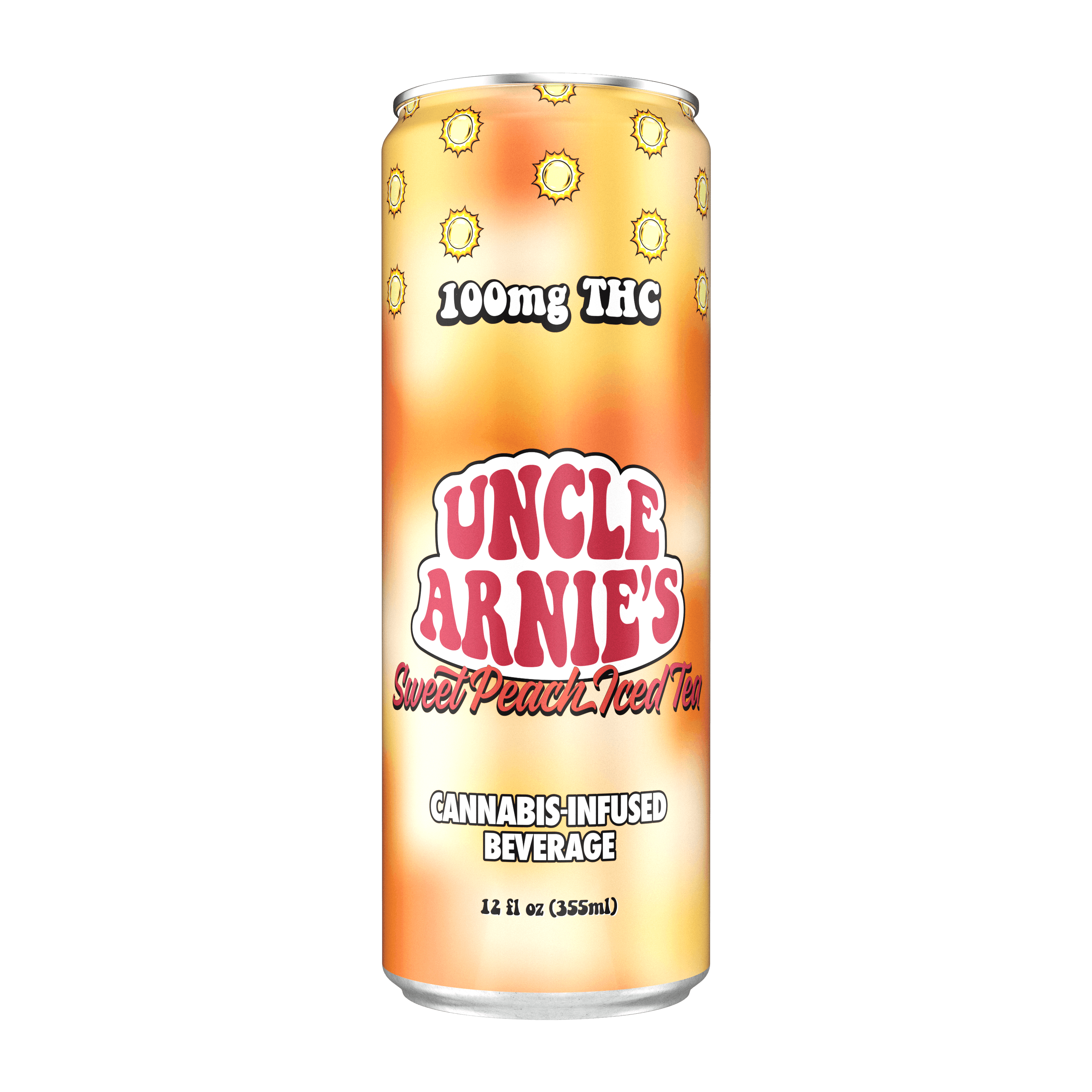 UNCLE ARNIES | SWEET PEACH ICED TEA | 100MG | 12OZ