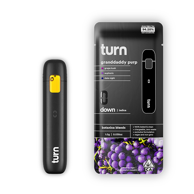 TURN DOWN | GRANDDADDY PURPLE | 1G | ALL IN ONE