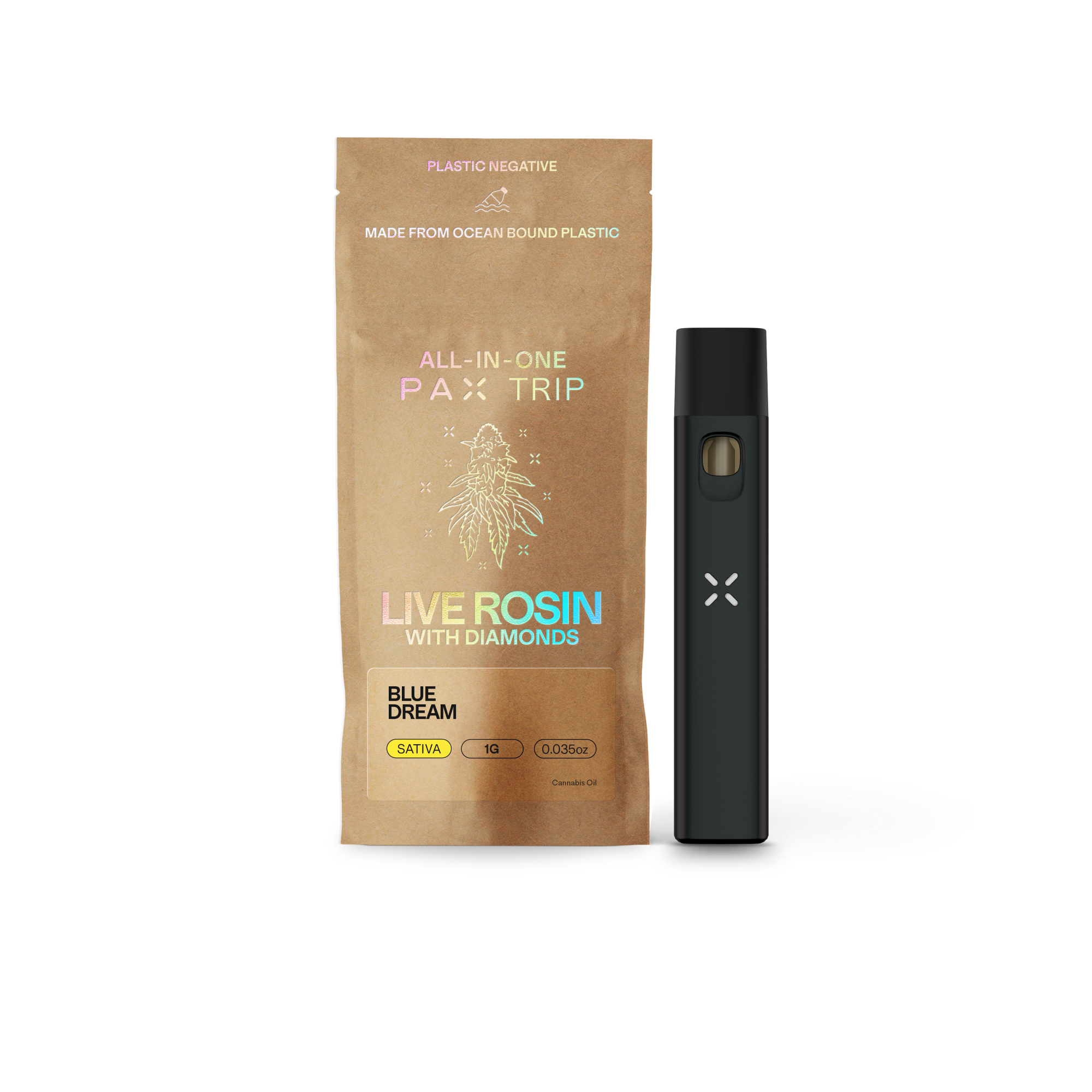 PAX | TRIP | SATIVA | BLUE DREAM | 1G | LIVE ROSIN | AIO