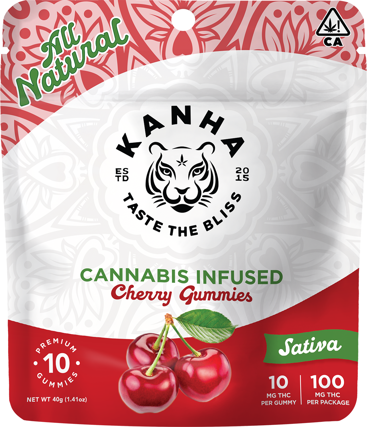 KANHA | SATIVA | CHERRY | 100MG | GUMMY
