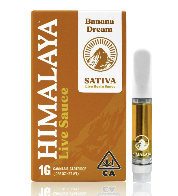 HIMALAYA | SATIVA | BANANA DREAM | 1G | LIVE RESIN | CART