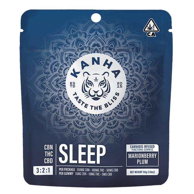KANHA | SLEEP | MARIONBERRY PLUM | 3:2:1 | CBN:THC:CBD | GUMMY