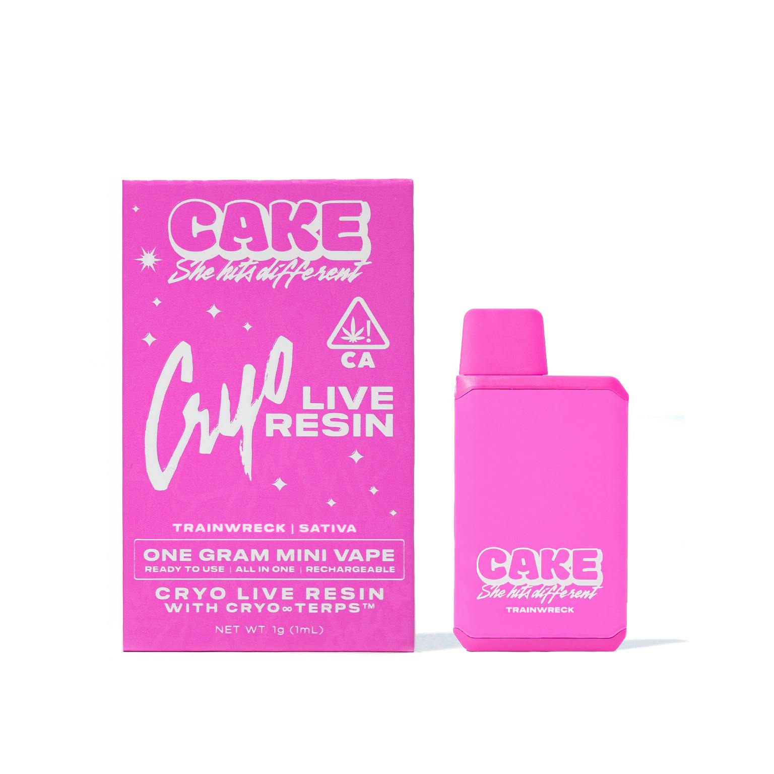 CAKE | TRAINWRECK | 1G | LIVE RESIN | AIO