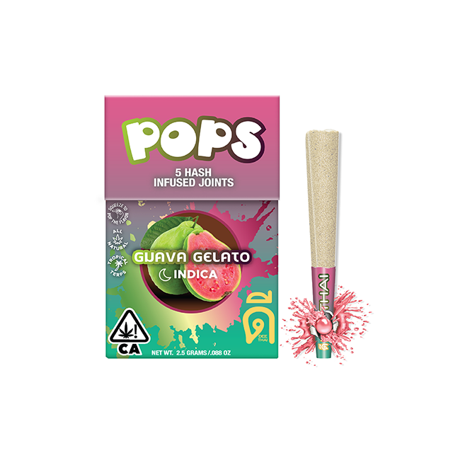 DEE POPS | GUAVA GELATO | INFUSED | 5PK