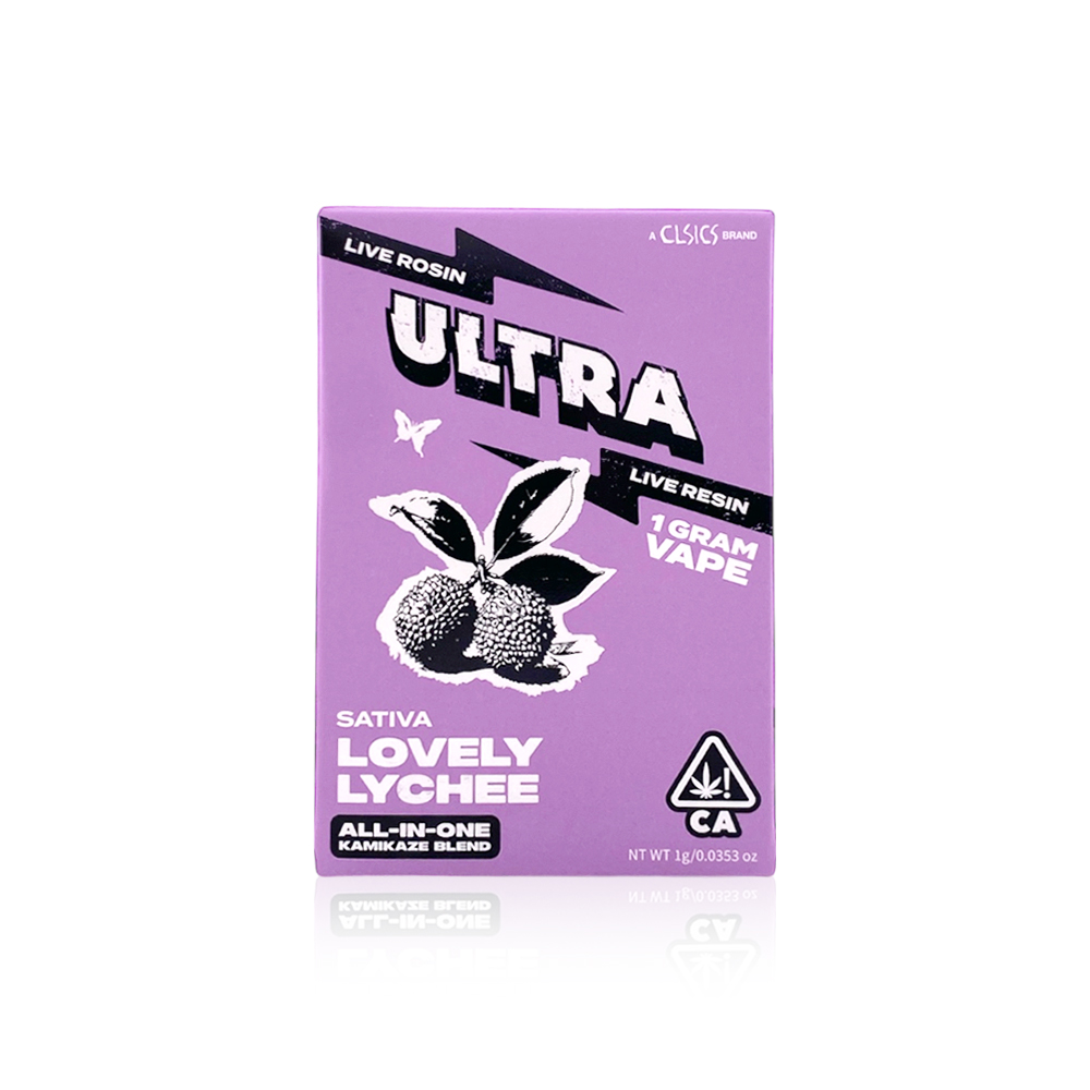 ULTRA | LOVELY LYCHEE | 1G | LIVE ROSIN AND LIVE RESIN | AIO