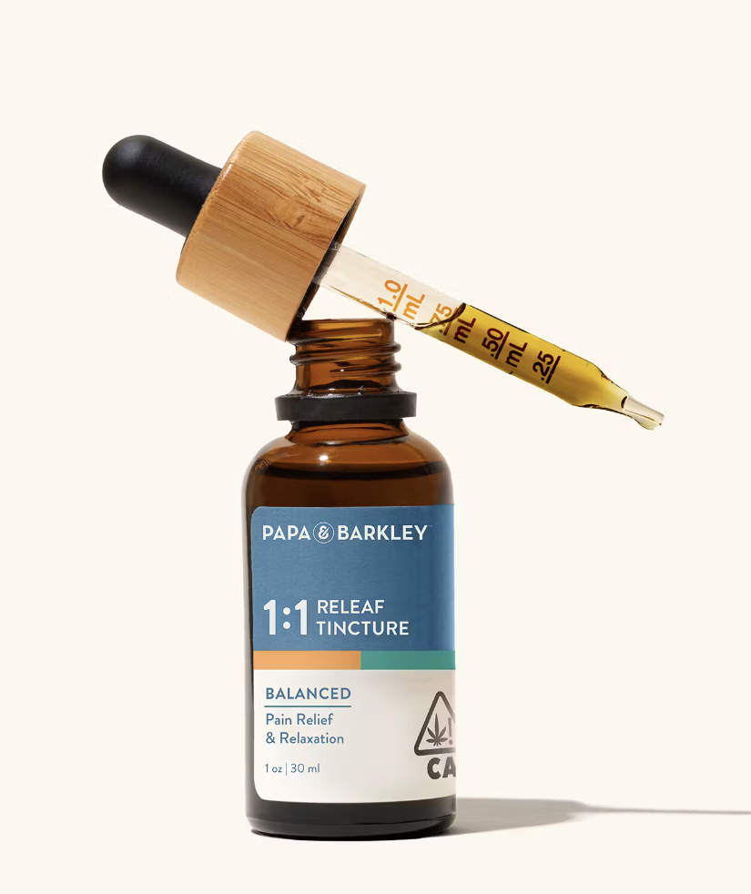 PAPA AND BARKLEY | 1 CBD : 1 THC | 15ML | RELEAF TINCTURE |