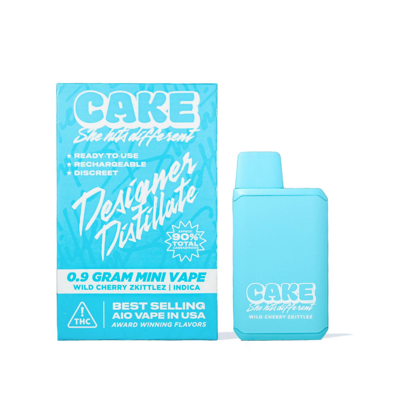 CAKE | WILD CHERRY ZKITTLEZ | 1.25G | AIO