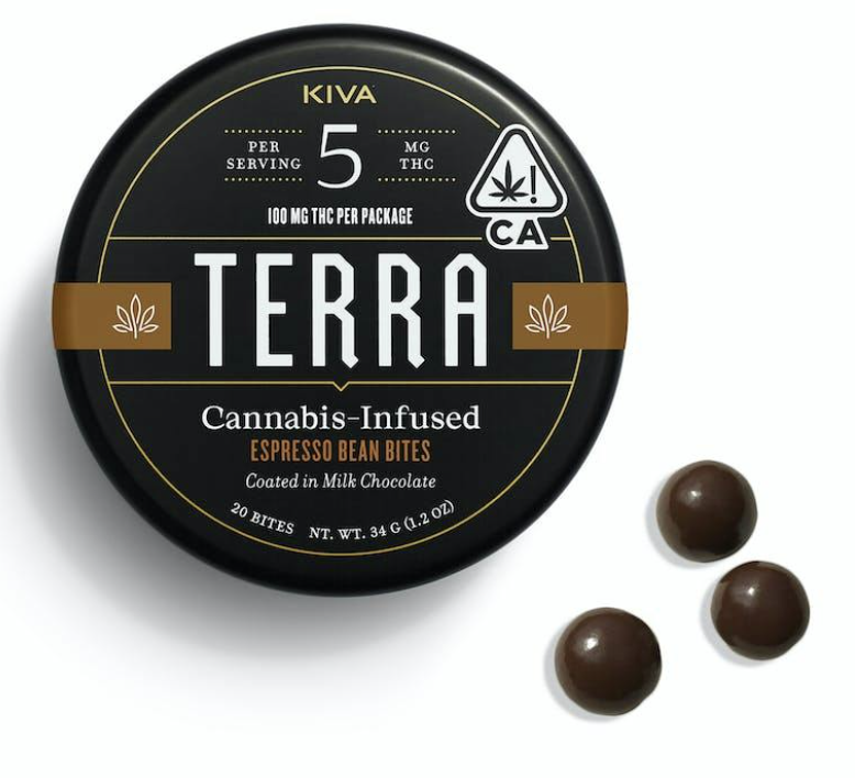 TERRA BITES | DARK CHOCOLATE ESPRESSO | 100MG