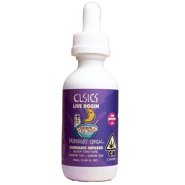 CLSICS | MIDNIGHT CEREAL | CBN | 1000MG | ROSIN | TINCTURE