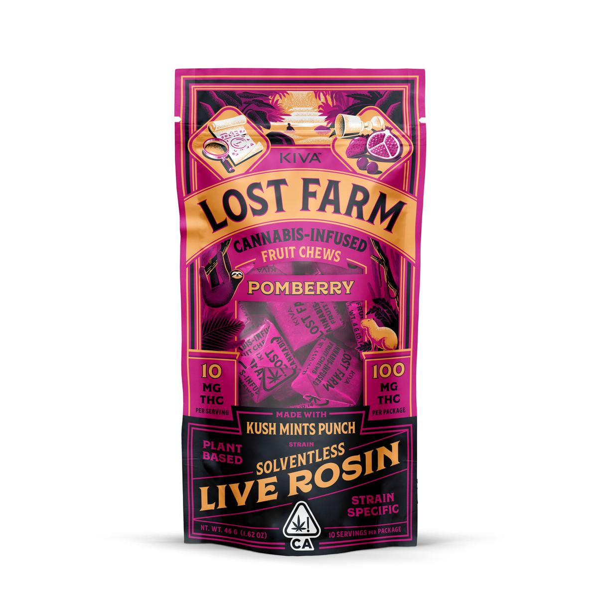 LOST FARM | CHEWS | POMBERRY | 100MG