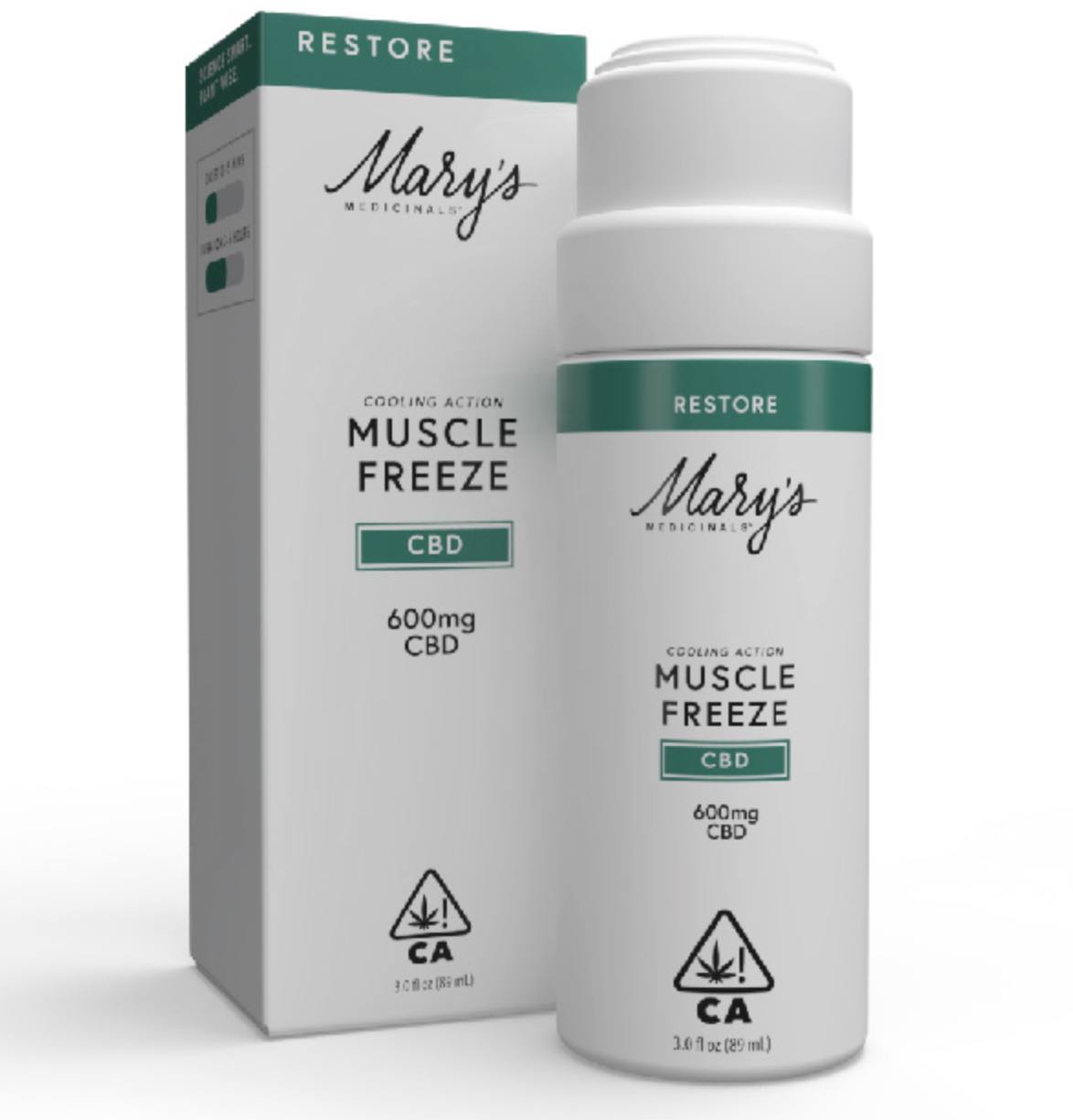 MARYS | RESTORE | MUSCLE FREEZE | 3OZ | TOPICAL