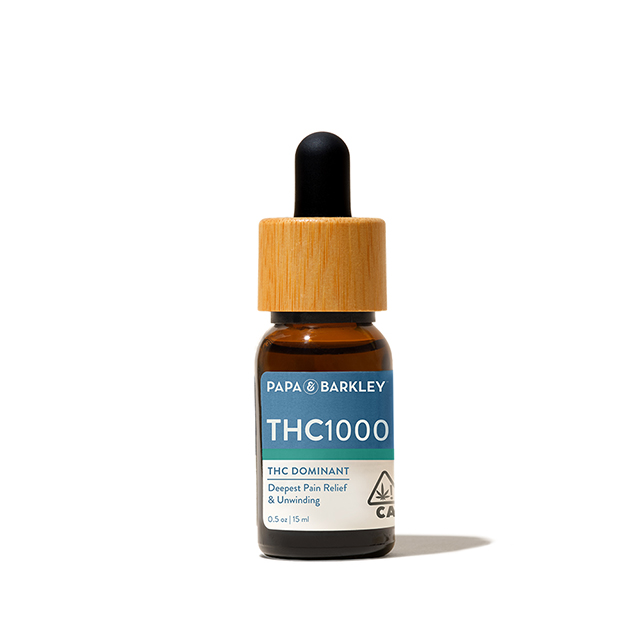 PAPA AND BARKLEY | THC | 1000MG | 15ML | RELEAF | TINCTURE