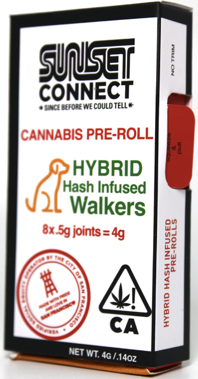 SUNSET CONNECT | INDICA | BLACKBERRY BUBBLEGUM | 8PK | INFUSED | PRE ROLL
