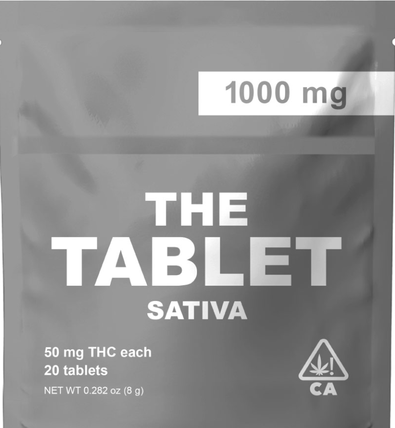 THE TABLET | SATIVA | 50MG | 20PK | 1000MG | TABLET