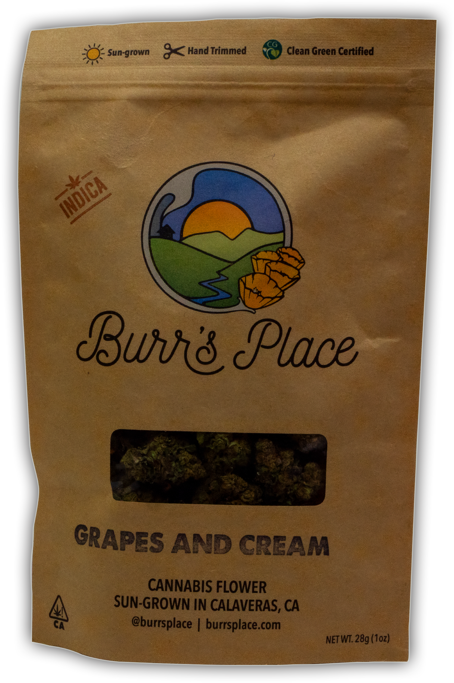 BURRS PLACE | GRAPES AND CREAM | 28G