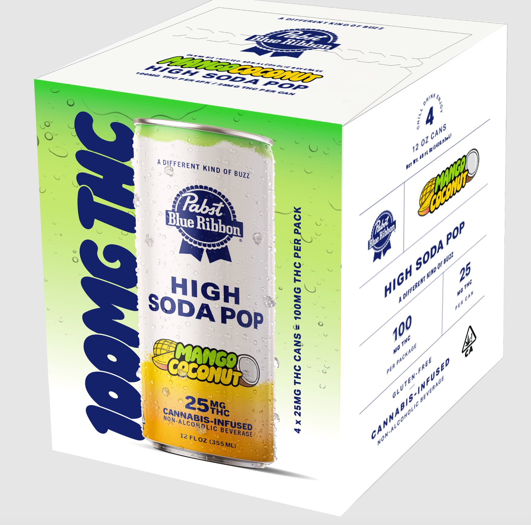 PBR | MANGO COCONUT | 4PK | SODA