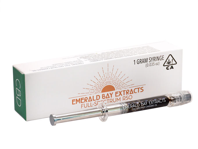 EMERALD BAY | GUSH MINTZ | 1 THC : 1 CBD | 1G RSO SYRINGE