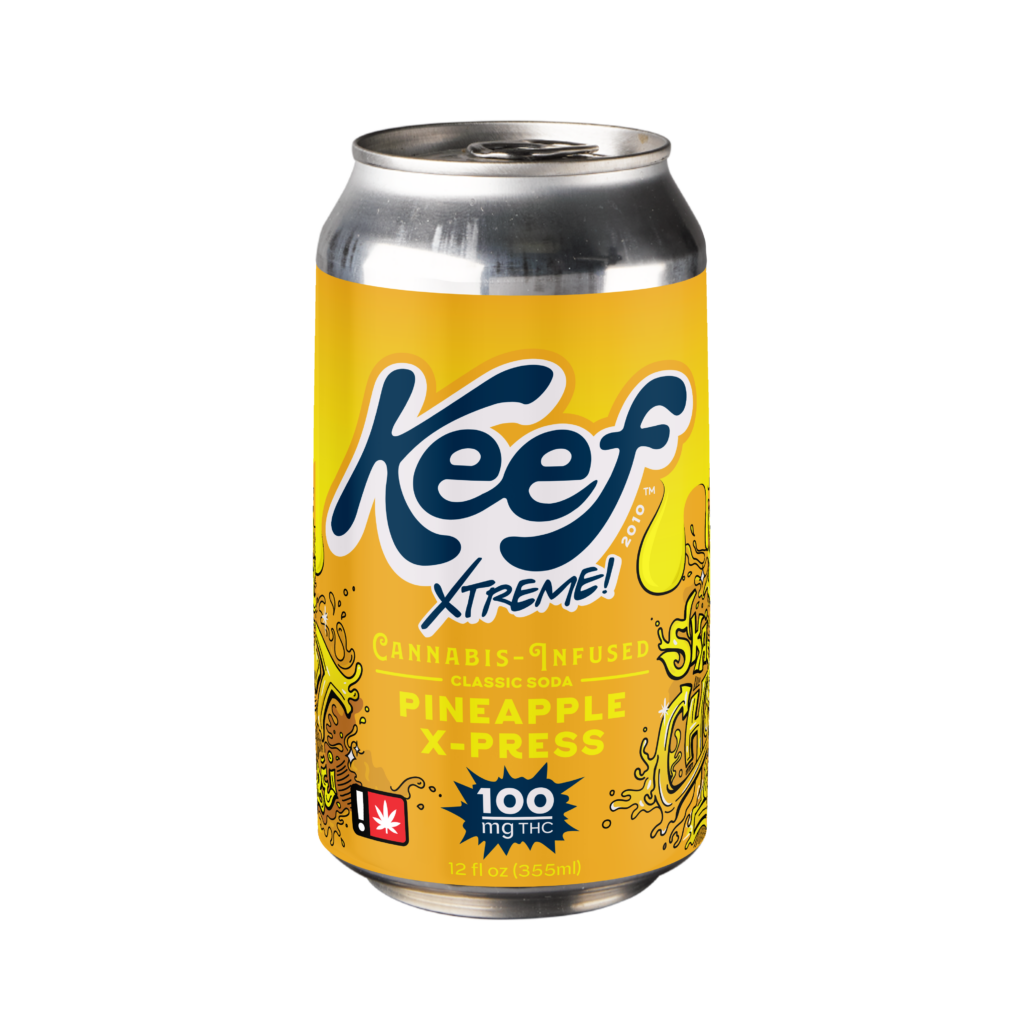 KEEF | PINEAPPLE X-PRESS | 100MG | SODA | 12OZ