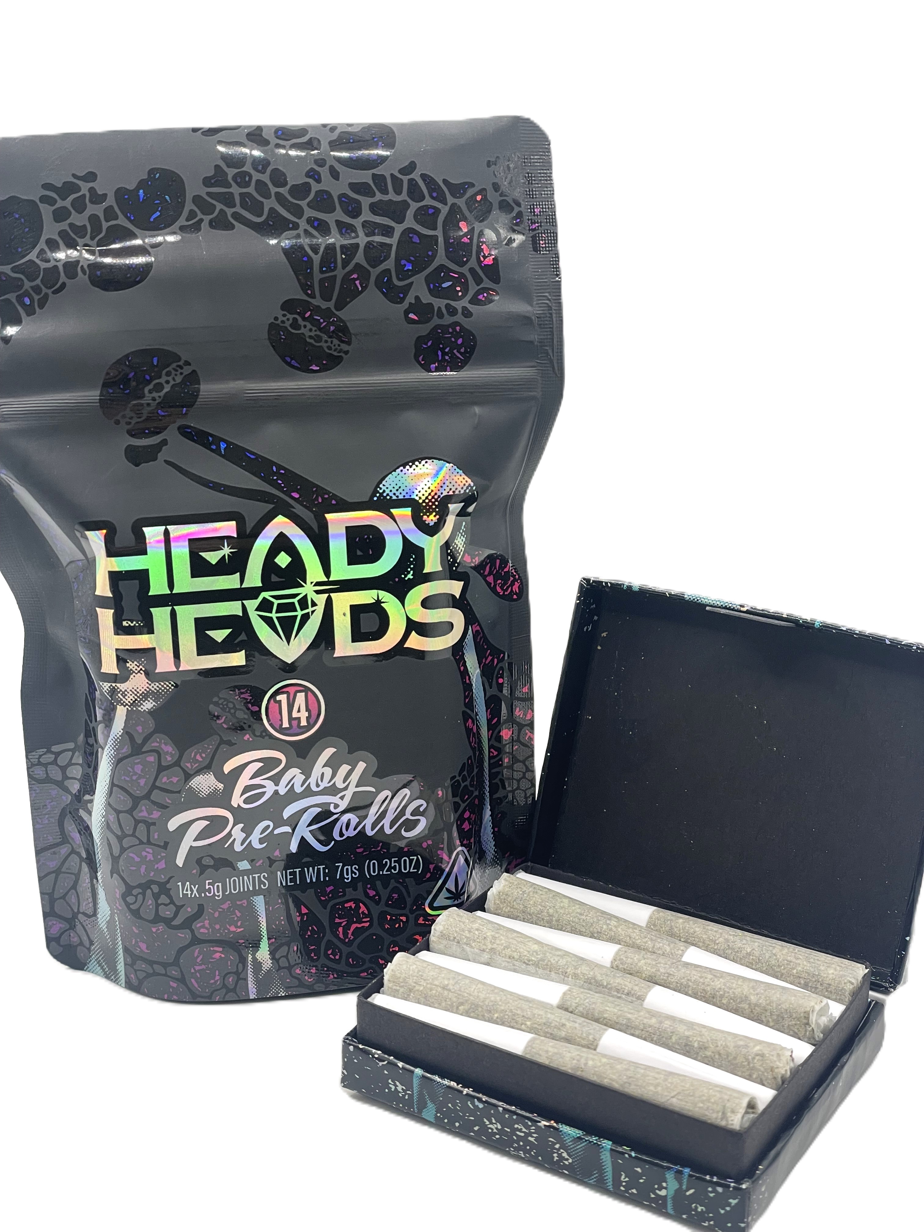 HEADY HEADS | HYBRID | BLUE JAMZ | 14PK | BABY | PRE ROLL