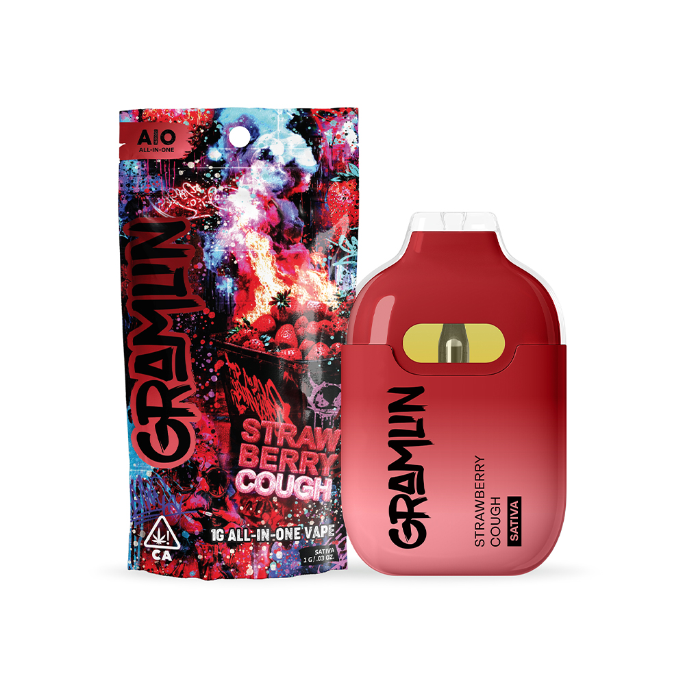 GRAMLIN | STRAWBERRY COUGH | 1G | AIO