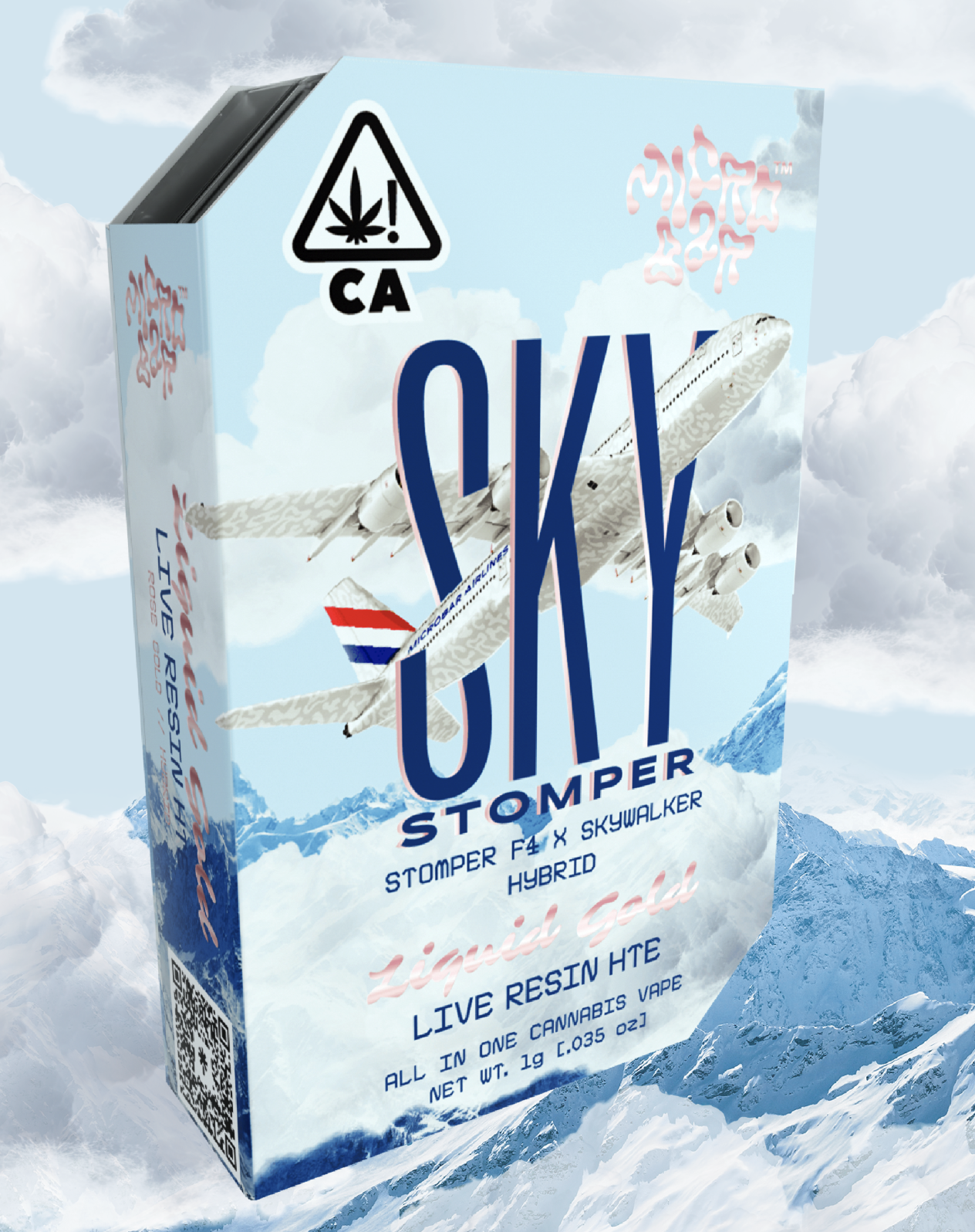 MICROBAR - MICROBAR | HYBRID | SKYSTOMPER | 1G | LIVE RESIN | AIO