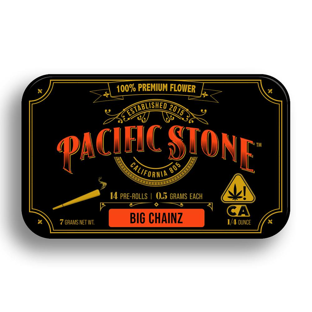 PACIFIC STONE | SATIVA | BIG CHAINZ | 14PK | PRE ROLL