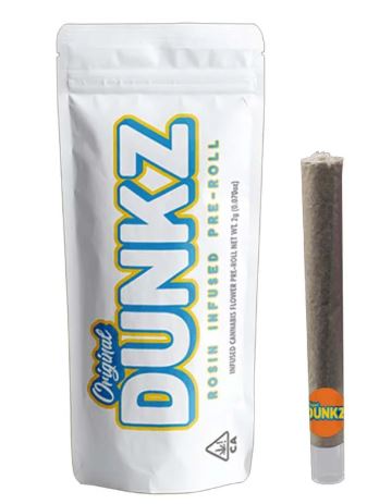 DUNKZ X KALYA | THIRTY THREE X CHERRY BOMB | 2G | ROSIN INFUSED | PRE ROLL