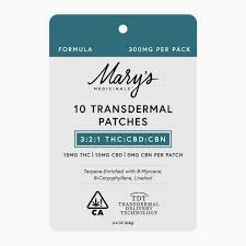 MARYS | FORMULA | 3:2:1 | THC:CBD:CBN | 10PK | PATCH
