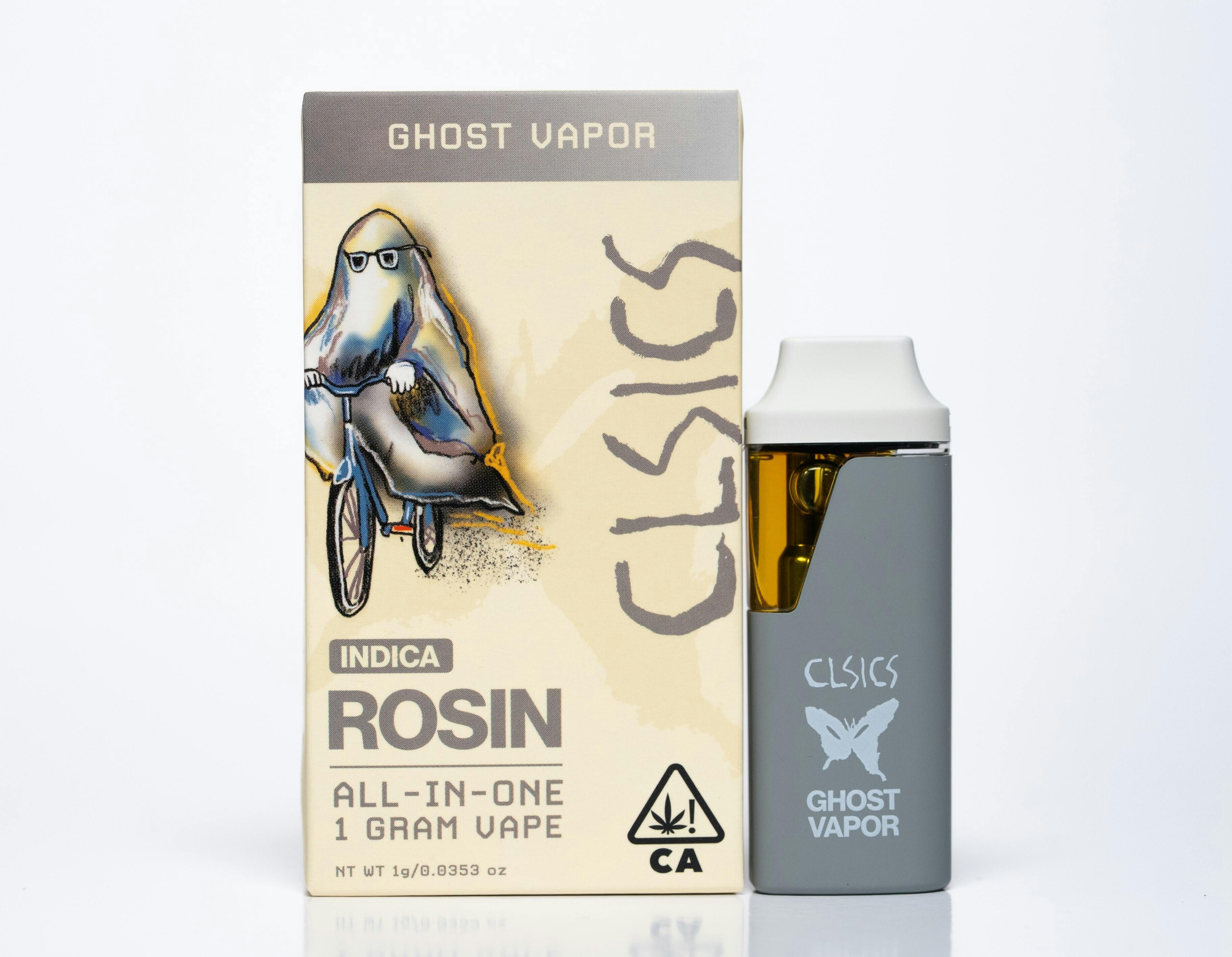 CLSICS | INDICA | GHOST VAPOR | 1G | LIVE ROSIN | AIO