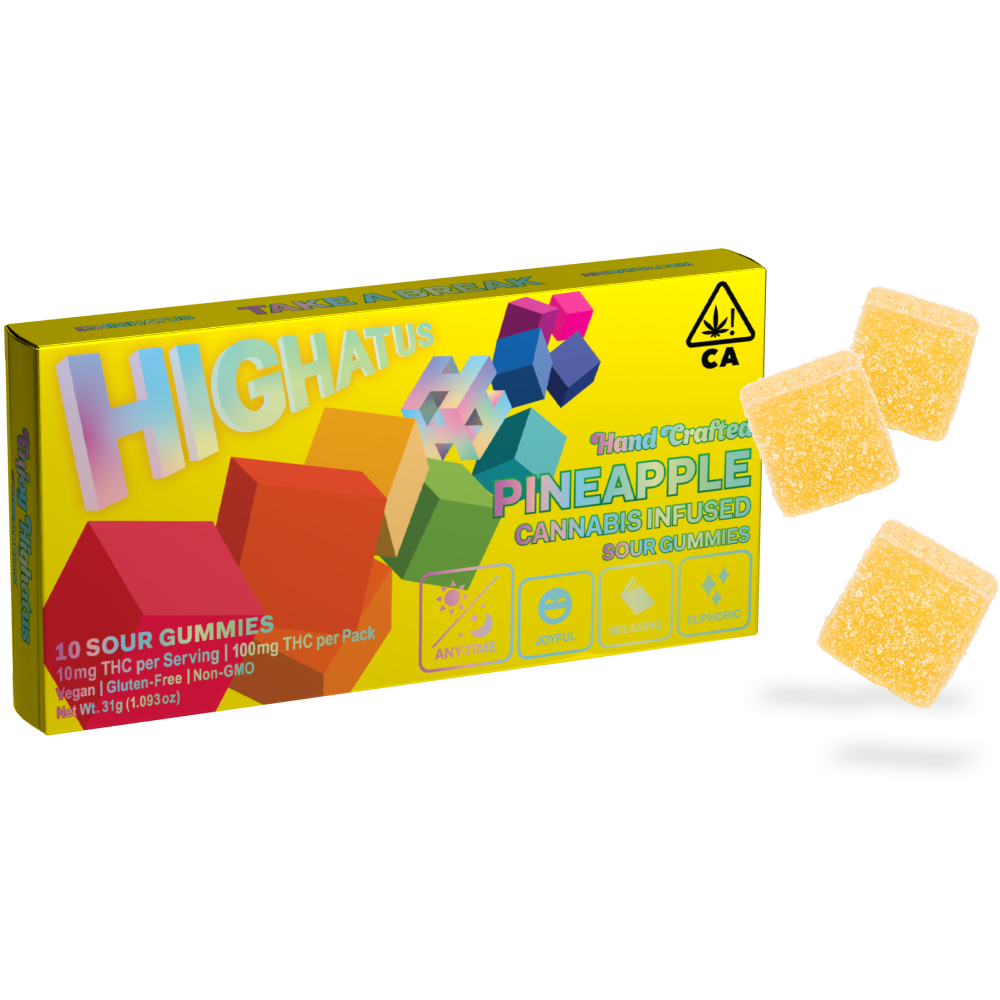 HIGHATUS | PINEAPPLE | 100MG | GUMMIES