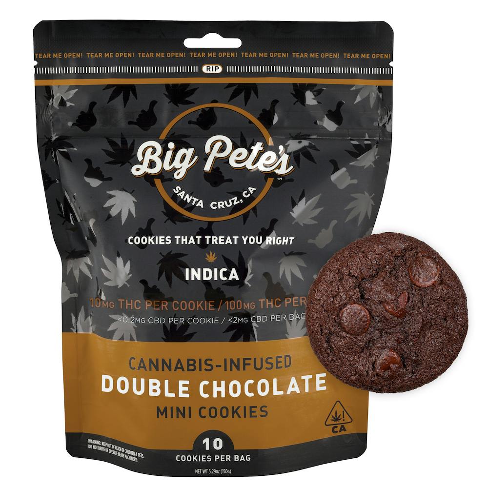 BIG PETES | INDICA | DOUBLE CHOCOLATE | 100MG | 10PK
